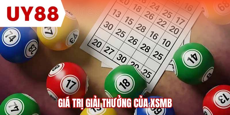 Giá trị giải thưởng của XSMB