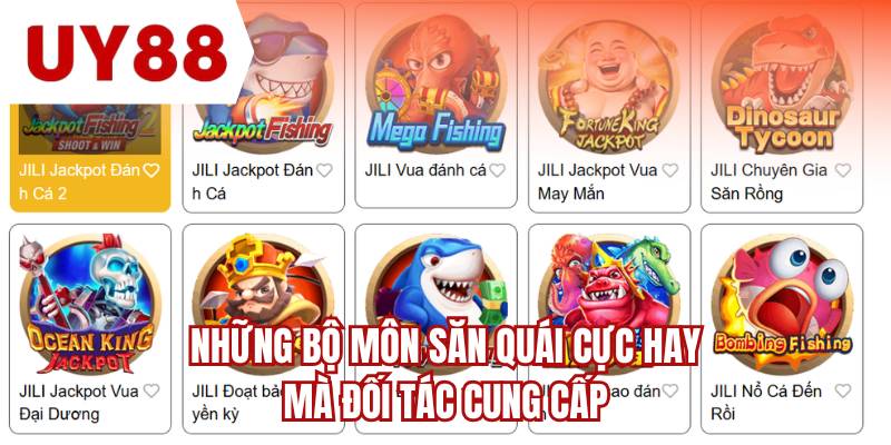 Những bộ môn săn quái cực hay mà đối tác cung cấp
